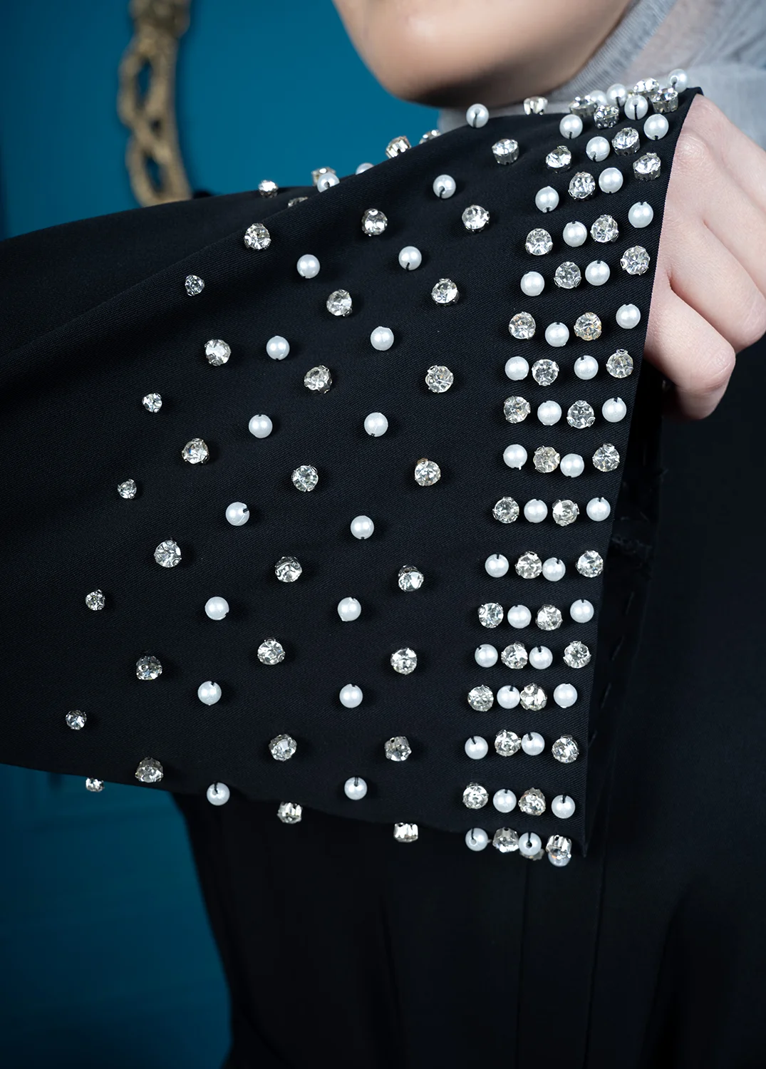 ⁦عباية شك لولو على الكم 3868-4⁩ - الصورة ⁦5⁩