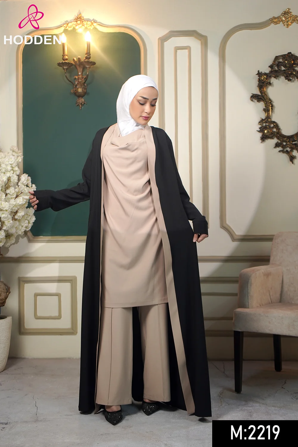 طقم عباية 3 قطع 4026