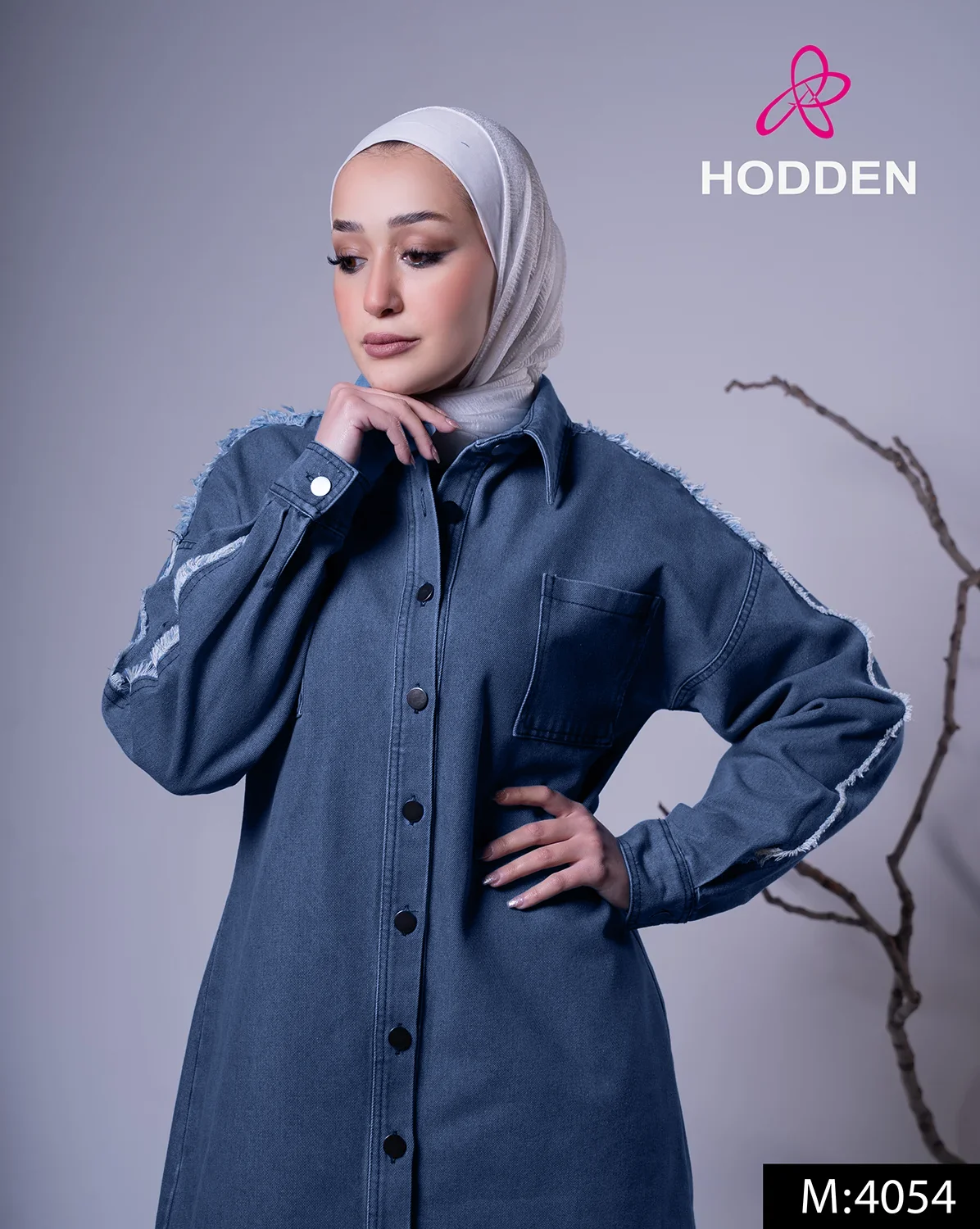 ⁦طقم جينز جاكيت + بنطال 4054⁩ - الصورة ⁦2⁩