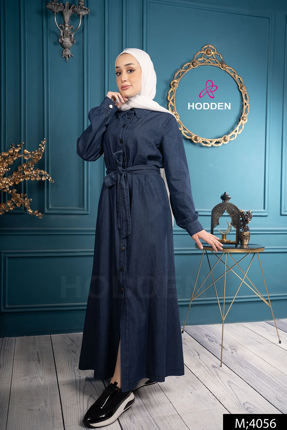 ⁦فستان جينز تنسل 4056⁩ - الصورة ⁦10⁩