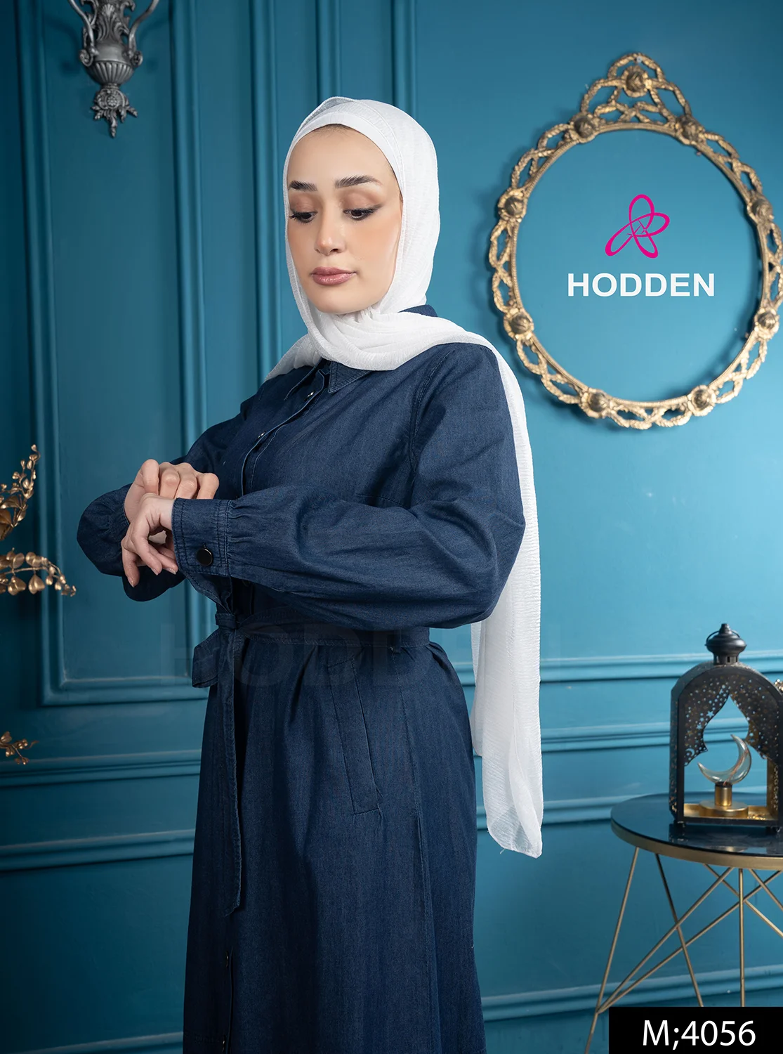 ⁦فستان جينز تنسل 4056⁩ - الصورة ⁦9⁩