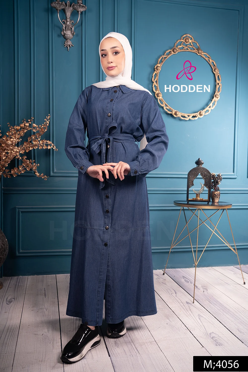 ⁦فستان جينز تنسل 4056⁩ - الصورة ⁦3⁩