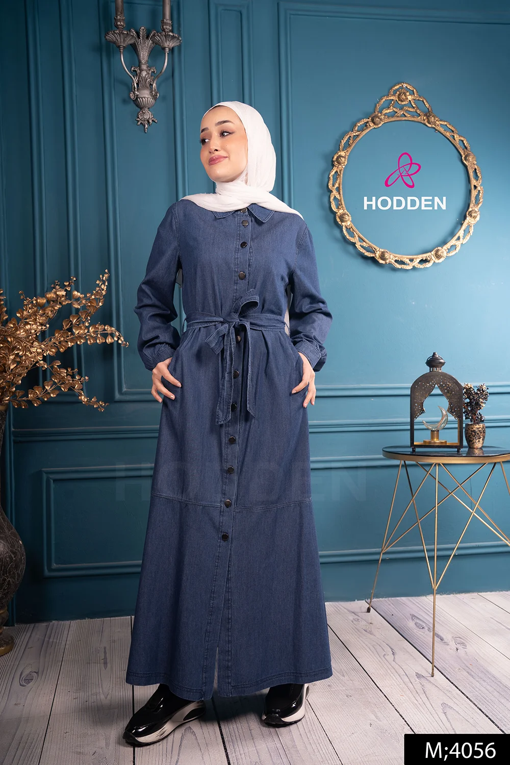 ⁦فستان جينز تنسل 4056⁩ - الصورة ⁦2⁩