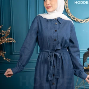 فستان جينز تنسل 4056