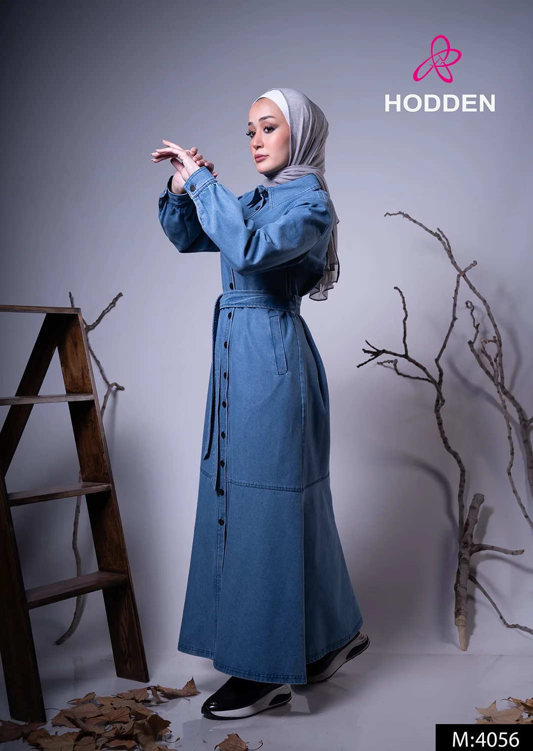 ⁦فستان جينز تنسل 4056⁩ - الصورة ⁦6⁩