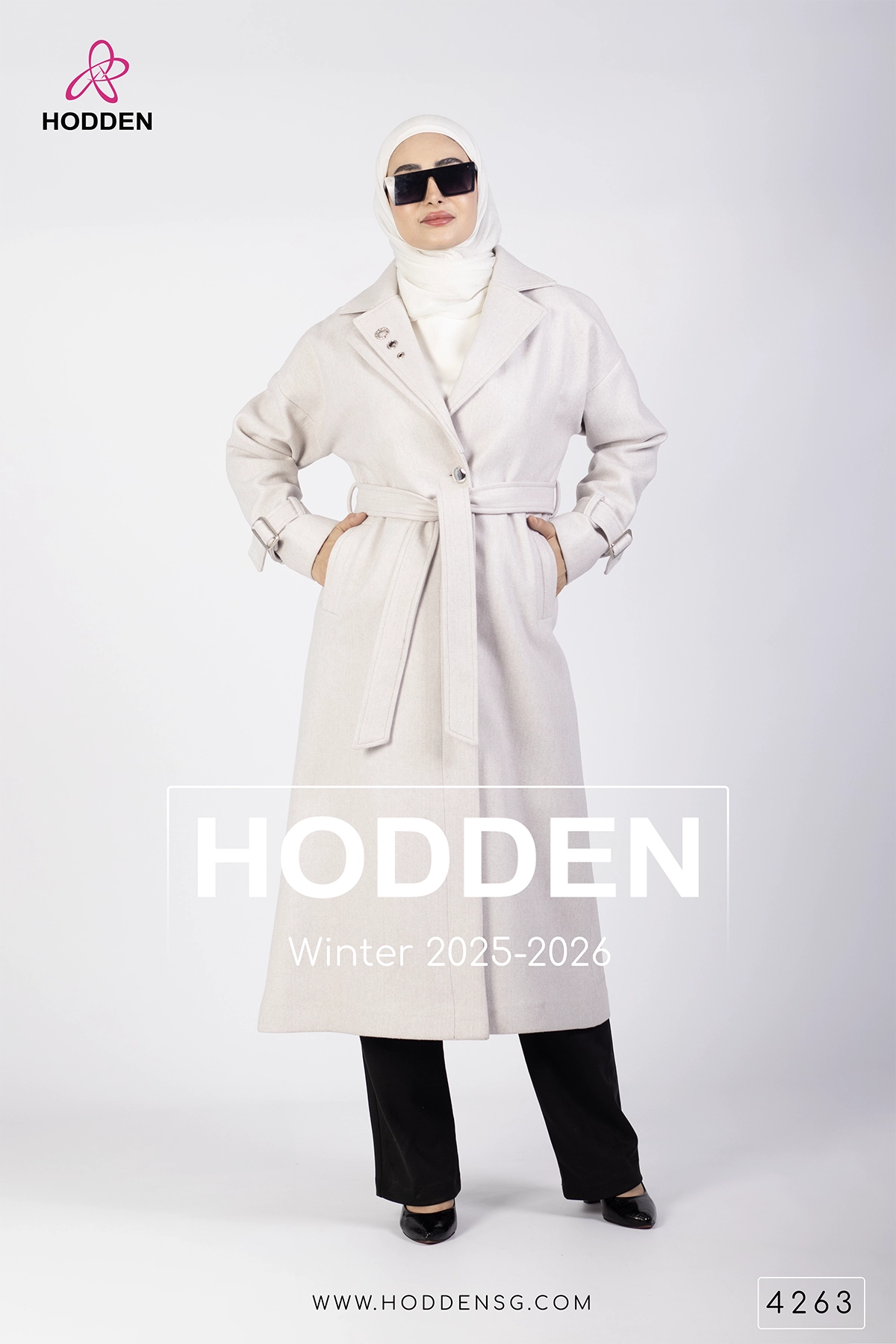 ⁦مانطو جوخ 3 رنكيات على صدر - 4263⁩ - الصورة ⁦3⁩