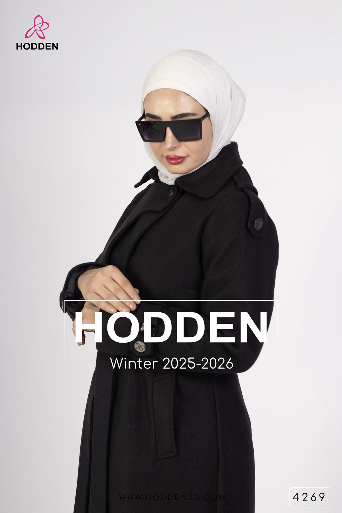 مانطو جوخ بكله هودن-4269 - الصورة 9