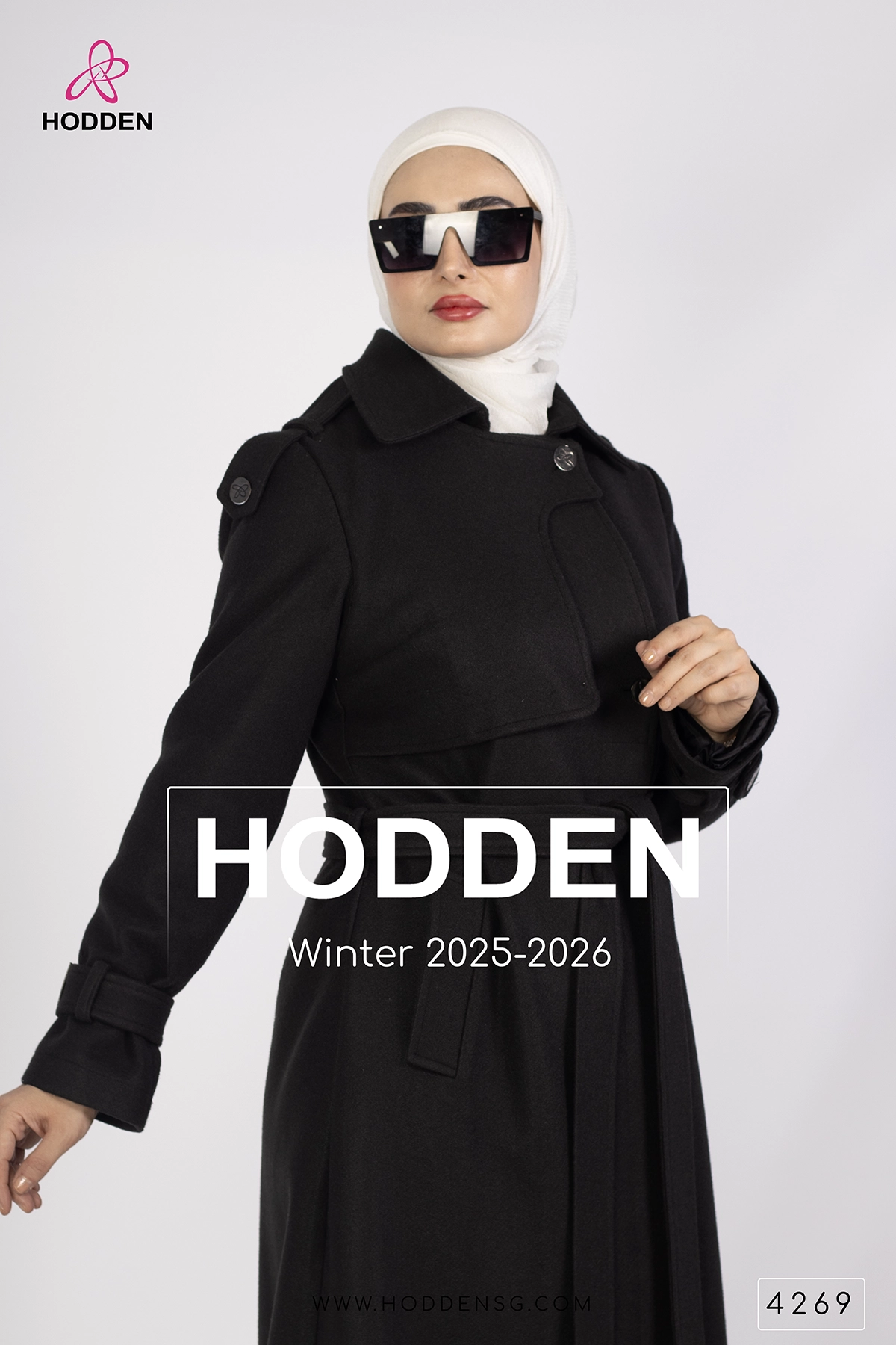 مانطو جوخ بكله هودن-4269 - الصورة 3