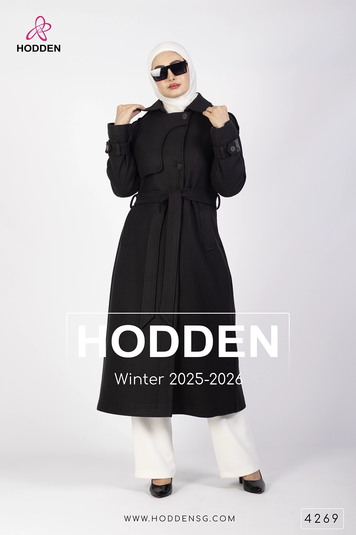 مانطو جوخ بكله هودن-4269 - الصورة 4