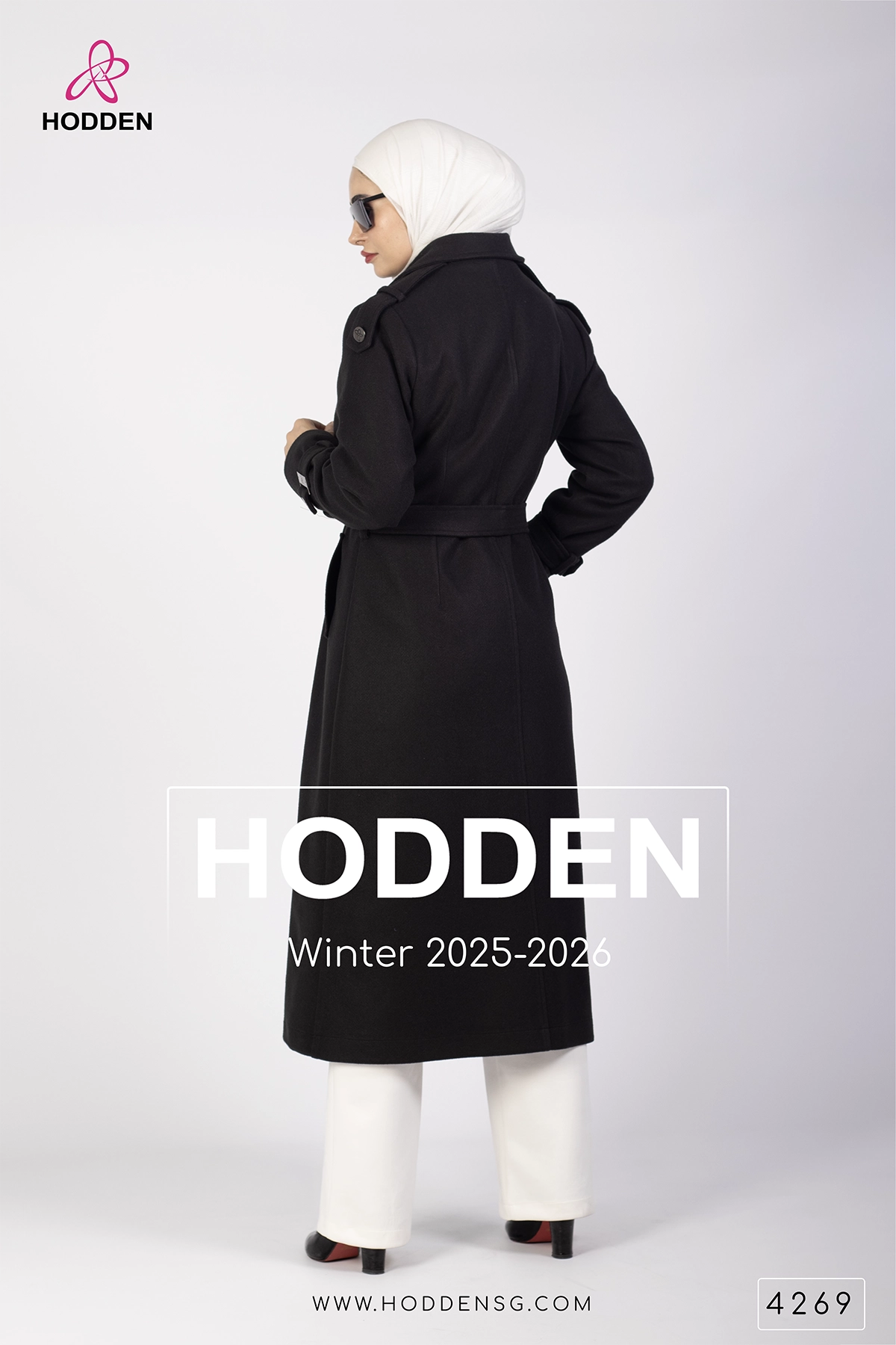 مانطو جوخ بكله هودن-4269 - الصورة 6