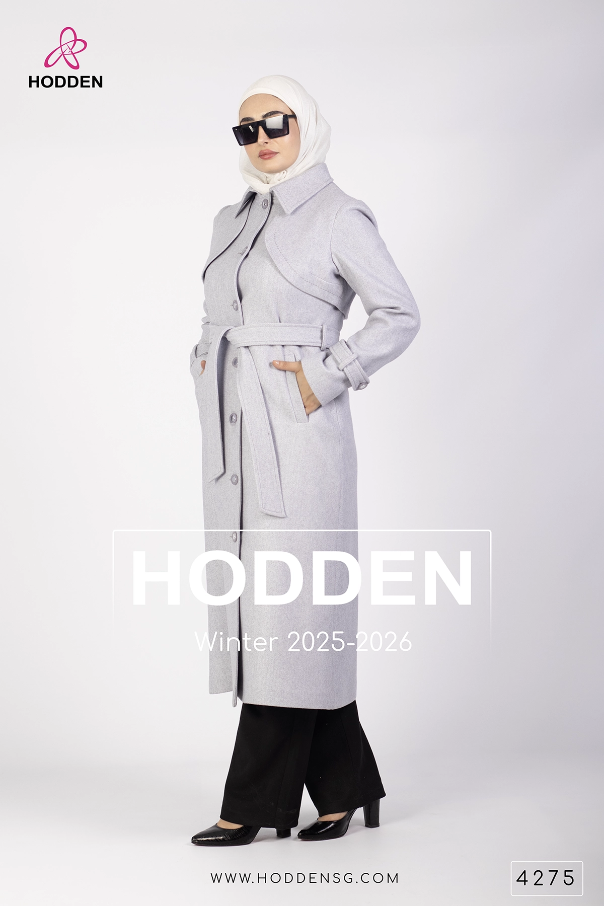 مانطو جوخ ردة مدورة -4275 - الصورة 2