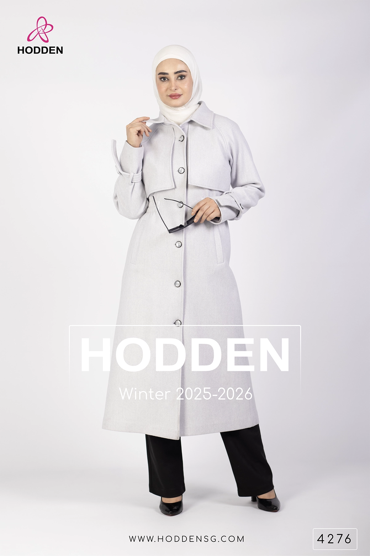 ⁦مانطو جوخ خصر مطاطا- 4276⁩ - الصورة ⁦3⁩