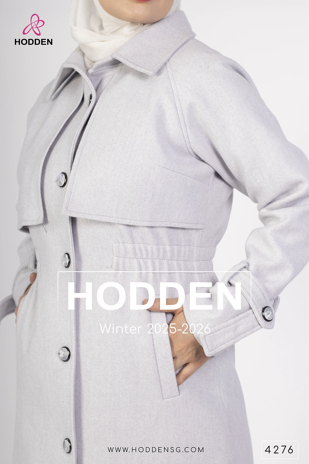 ⁦مانطو جوخ خصر مطاطا- 4276⁩ - الصورة ⁦6⁩