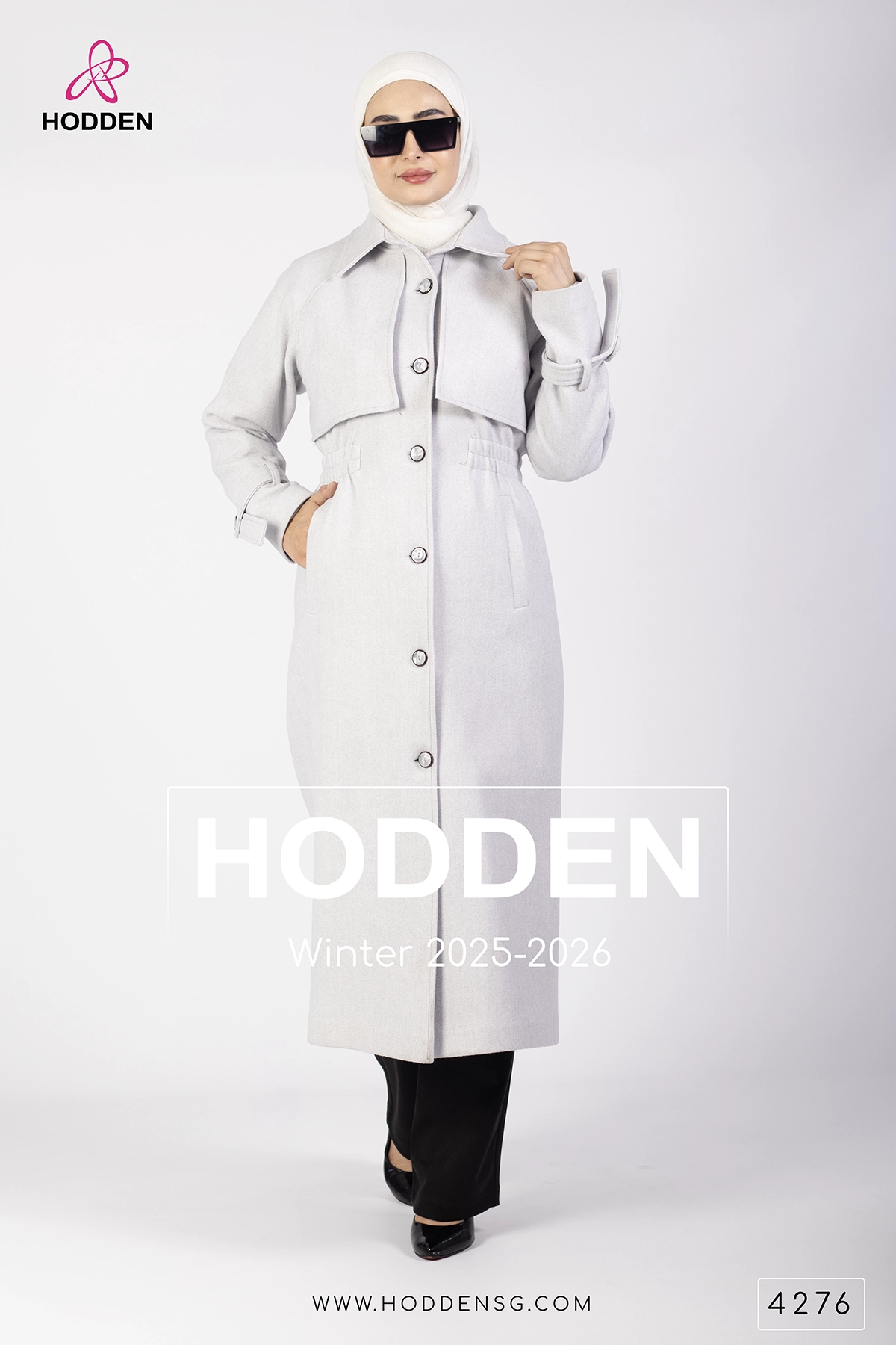 مانطو جوخ خصر مطاطا- 4276