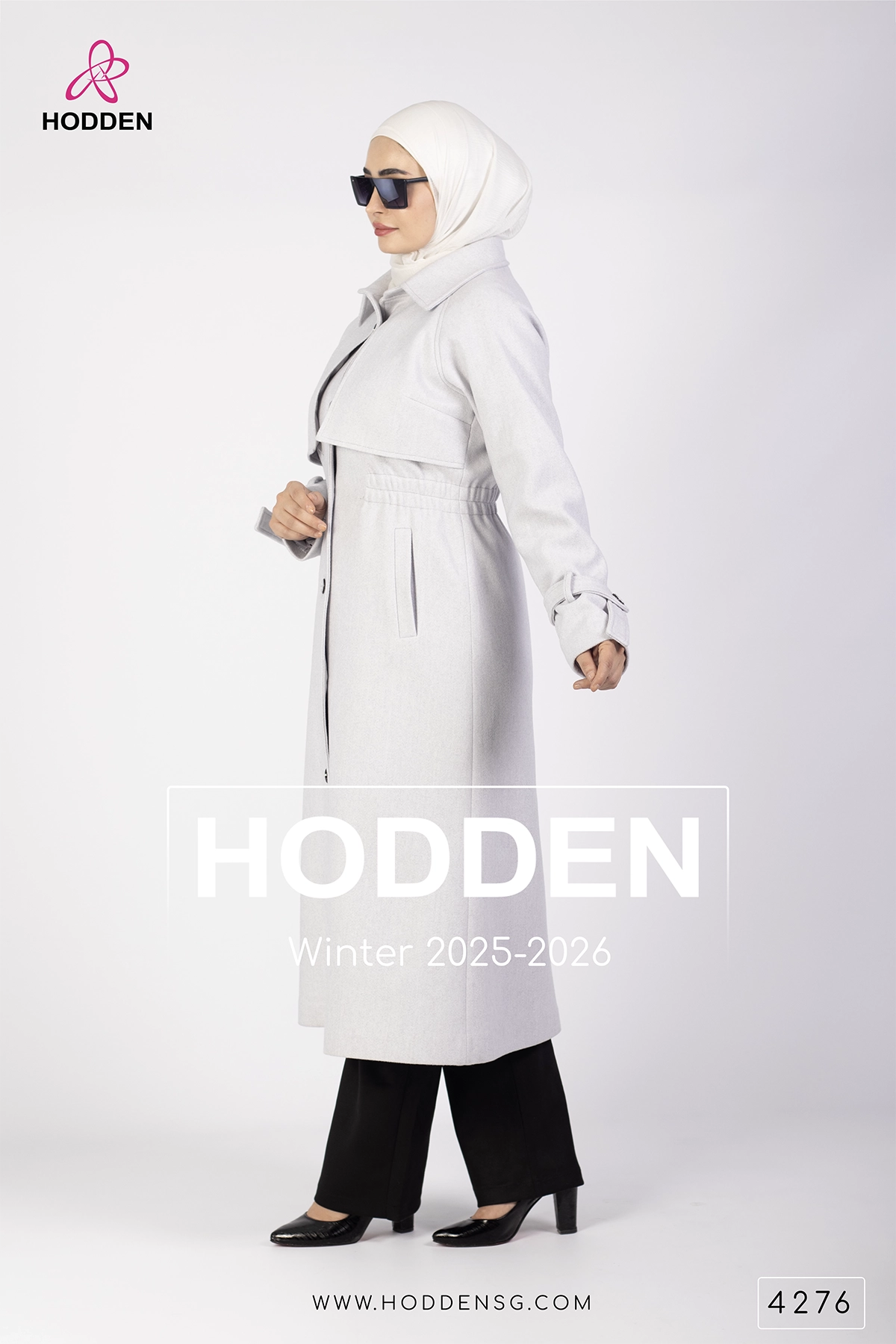 ⁦مانطو جوخ خصر مطاطا- 4276⁩ - الصورة ⁦4⁩