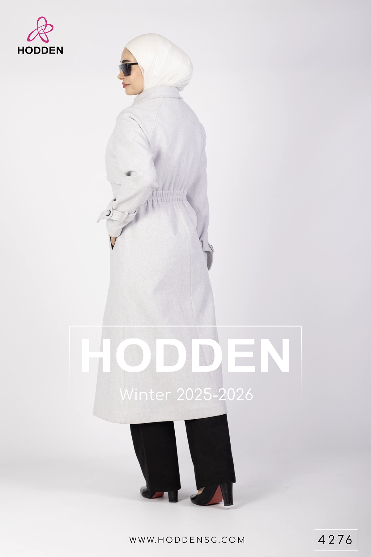 ⁦مانطو جوخ خصر مطاطا- 4276⁩ - الصورة ⁦5⁩