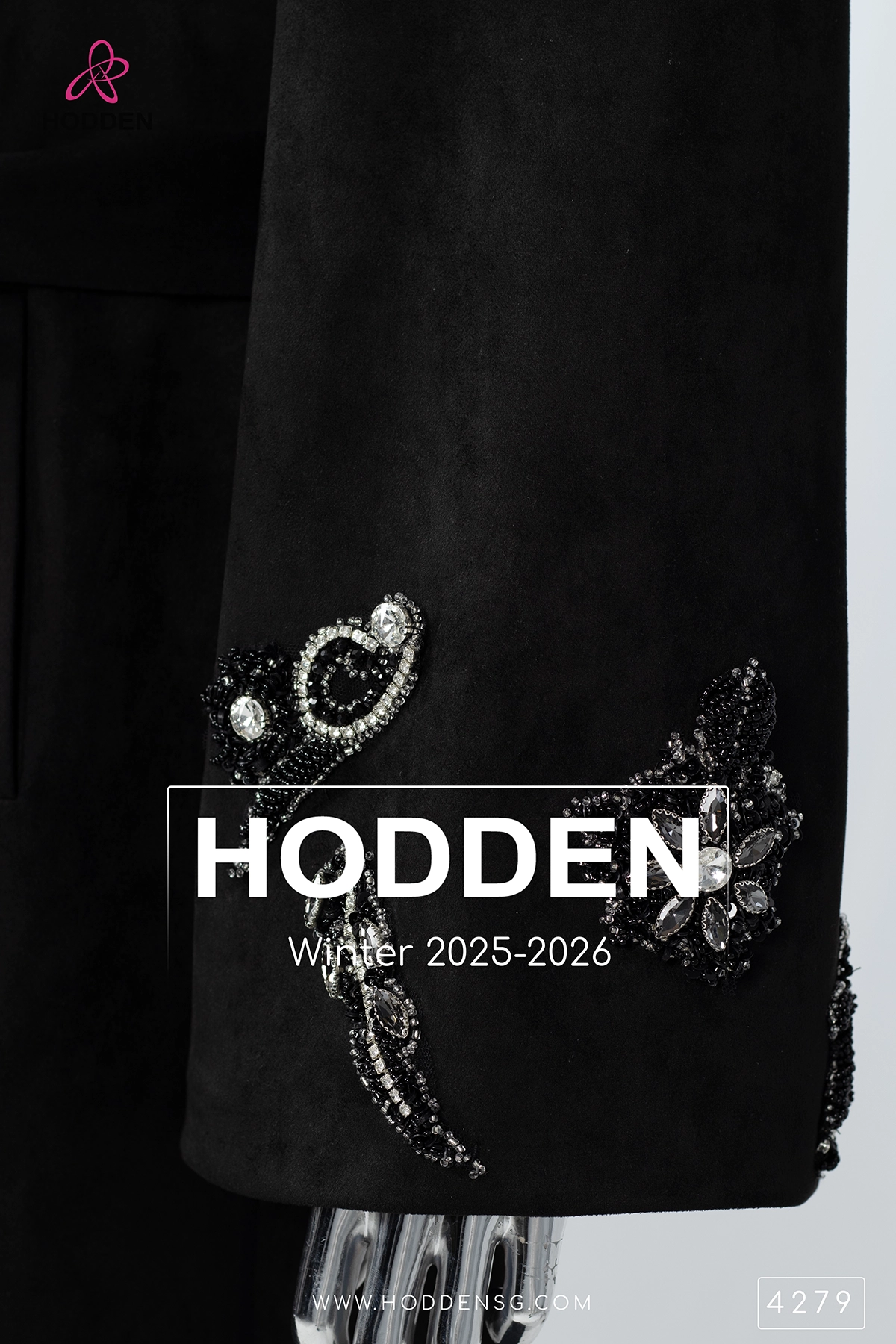 ⁦عباية مخمل اسوارة شك -4279⁩ - الصورة ⁦8⁩