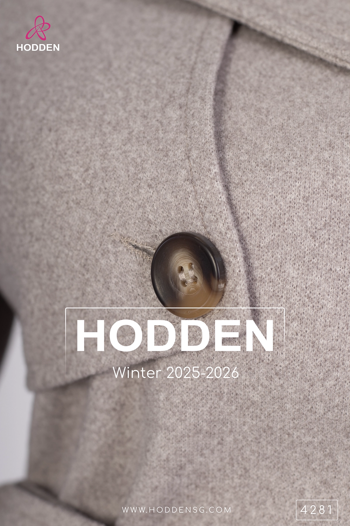 ⁦مانطو جوخ ردة مع زر -4281⁩ - الصورة ⁦9⁩