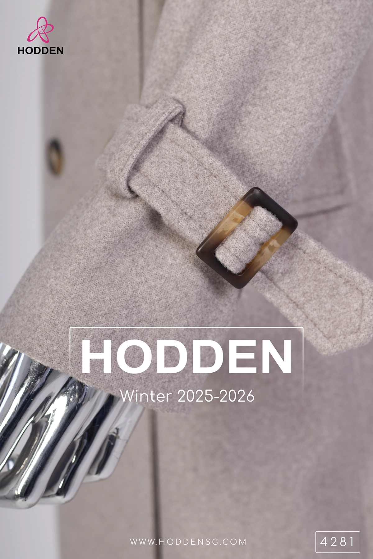 ⁦مانطو جوخ ردة مع زر -4281⁩ - الصورة ⁦13⁩