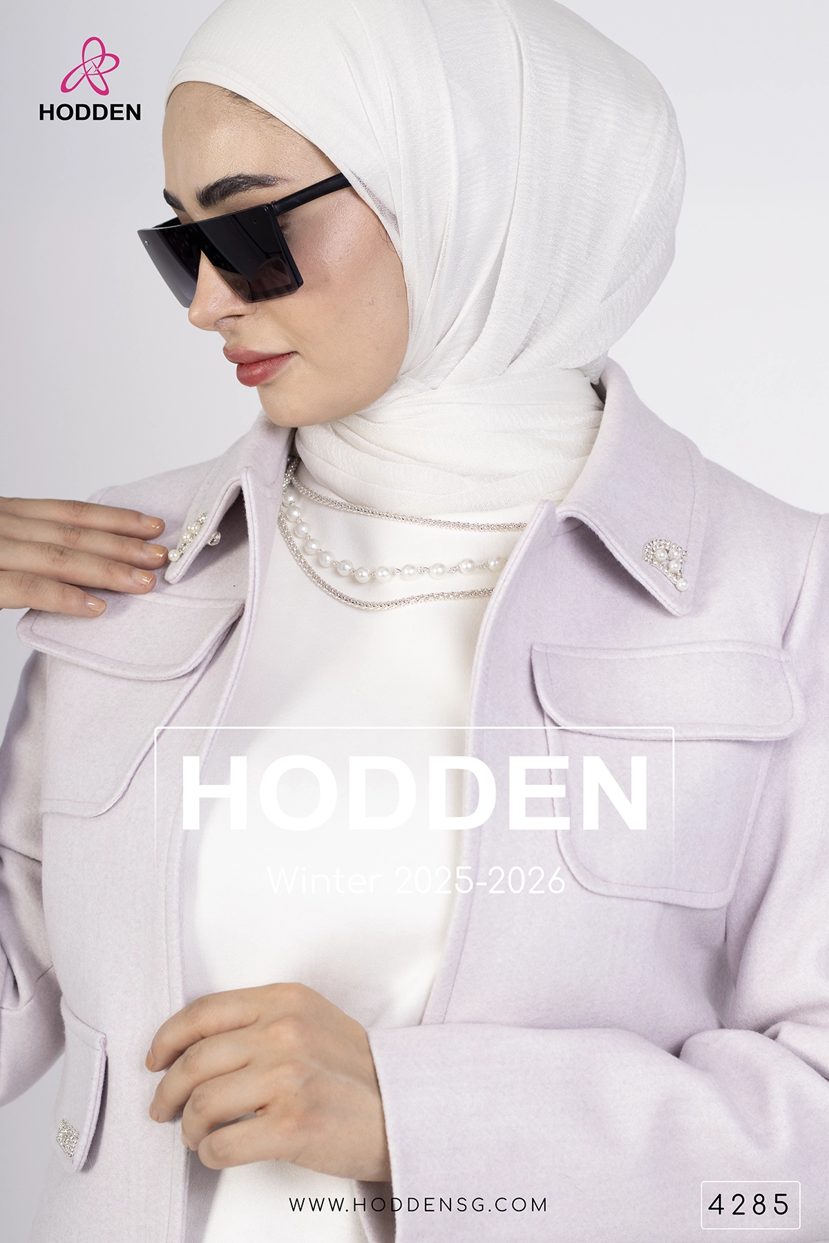 طقم جوخ تنورة بروش -4285 - الصورة 5