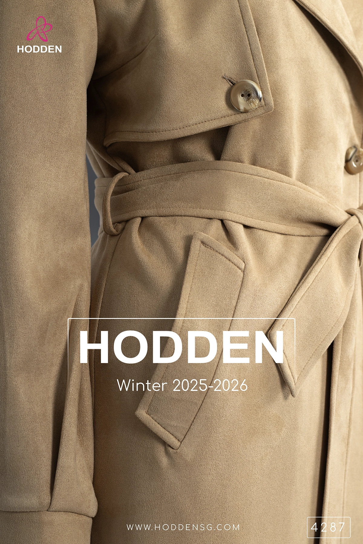 ⁦مانطو مخمل سويد  -4287⁩ - الصورة ⁦10⁩