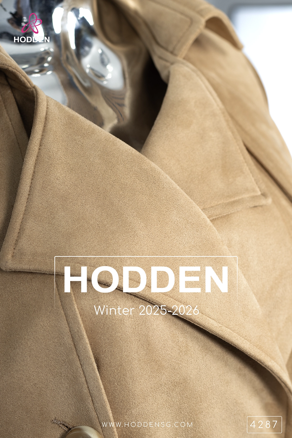 ⁦مانطو مخمل سويد  -4287⁩ - الصورة ⁦11⁩