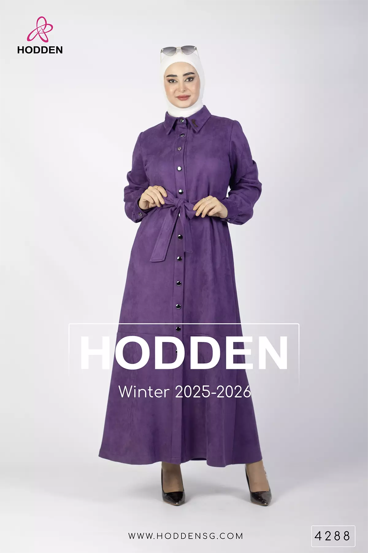 فستان مخمل دير كلوش -4288 - الصورة 6