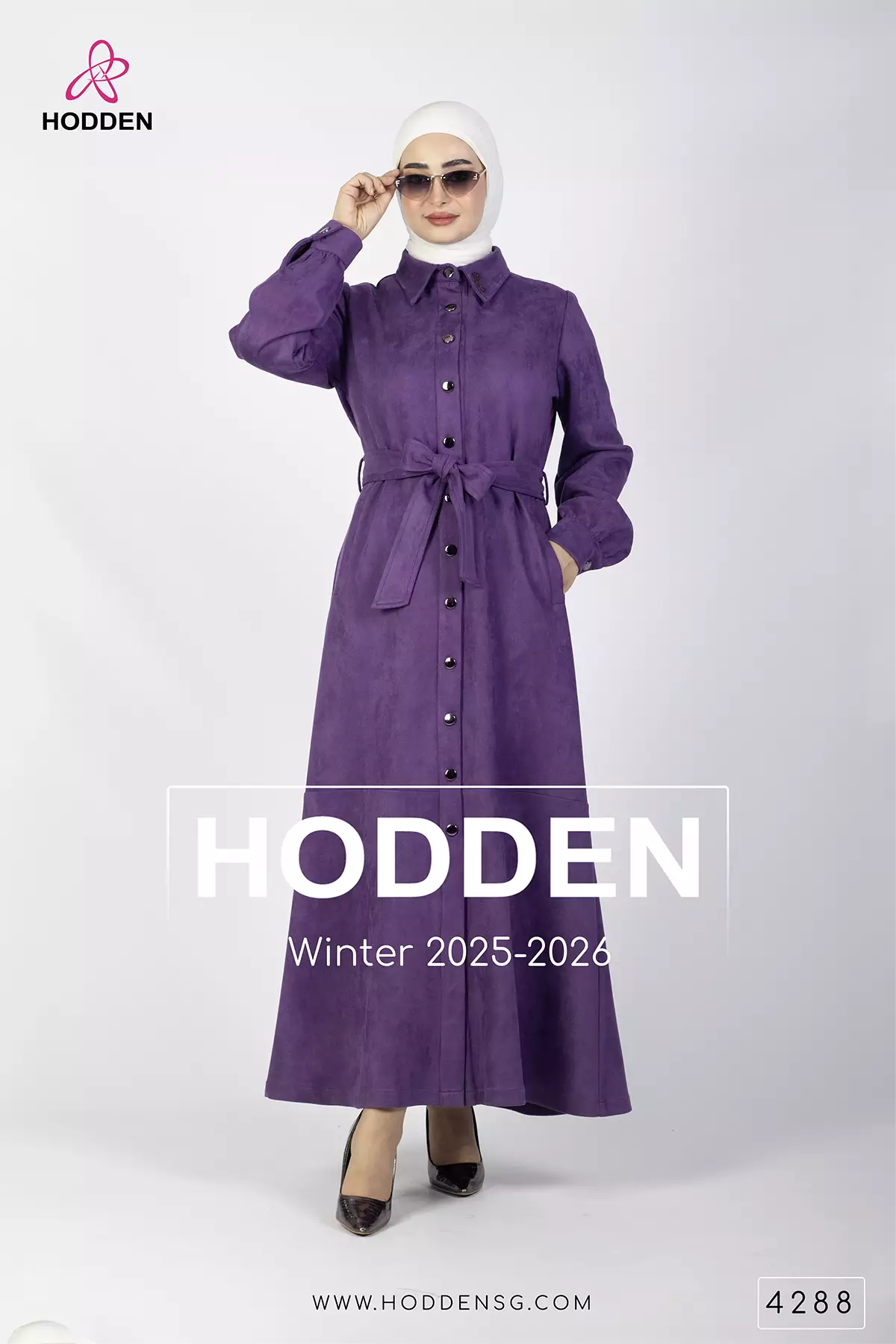 فستان مخمل دير كلوش -4288