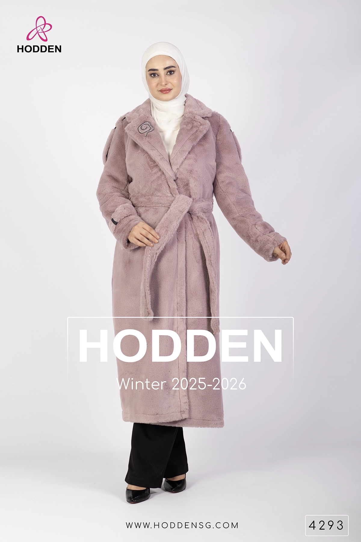 ⁦مانطو فرو مكلف جلد -4293⁩ - الصورة ⁦3⁩