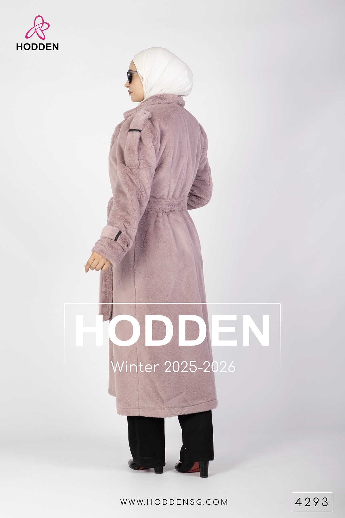 ⁦مانطو فرو مكلف جلد -4293⁩ - الصورة ⁦5⁩