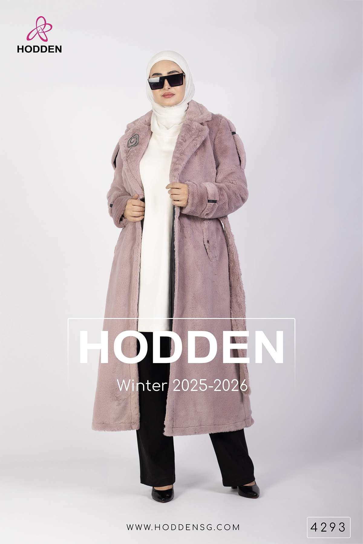 ⁦مانطو فرو مكلف جلد -4293⁩ - الصورة ⁦6⁩