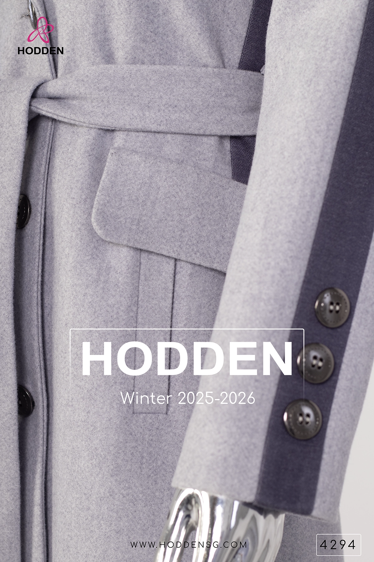 4294 -مانطو جوخ خط على جنب - الصورة 11