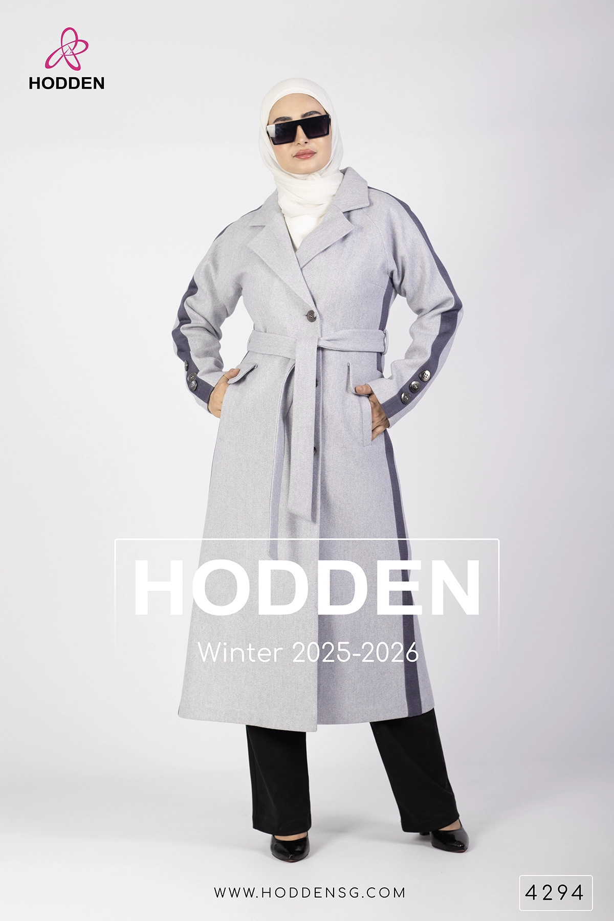 4294 -مانطو جوخ خط على جنب