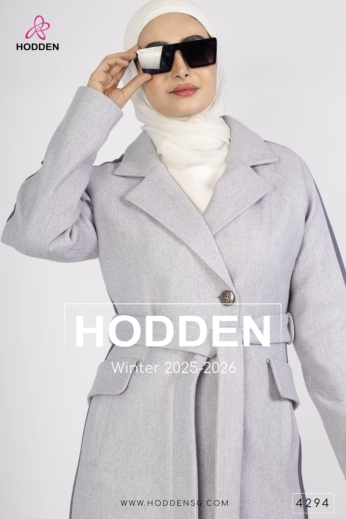 4294 -مانطو جوخ خط على جنب - الصورة 7