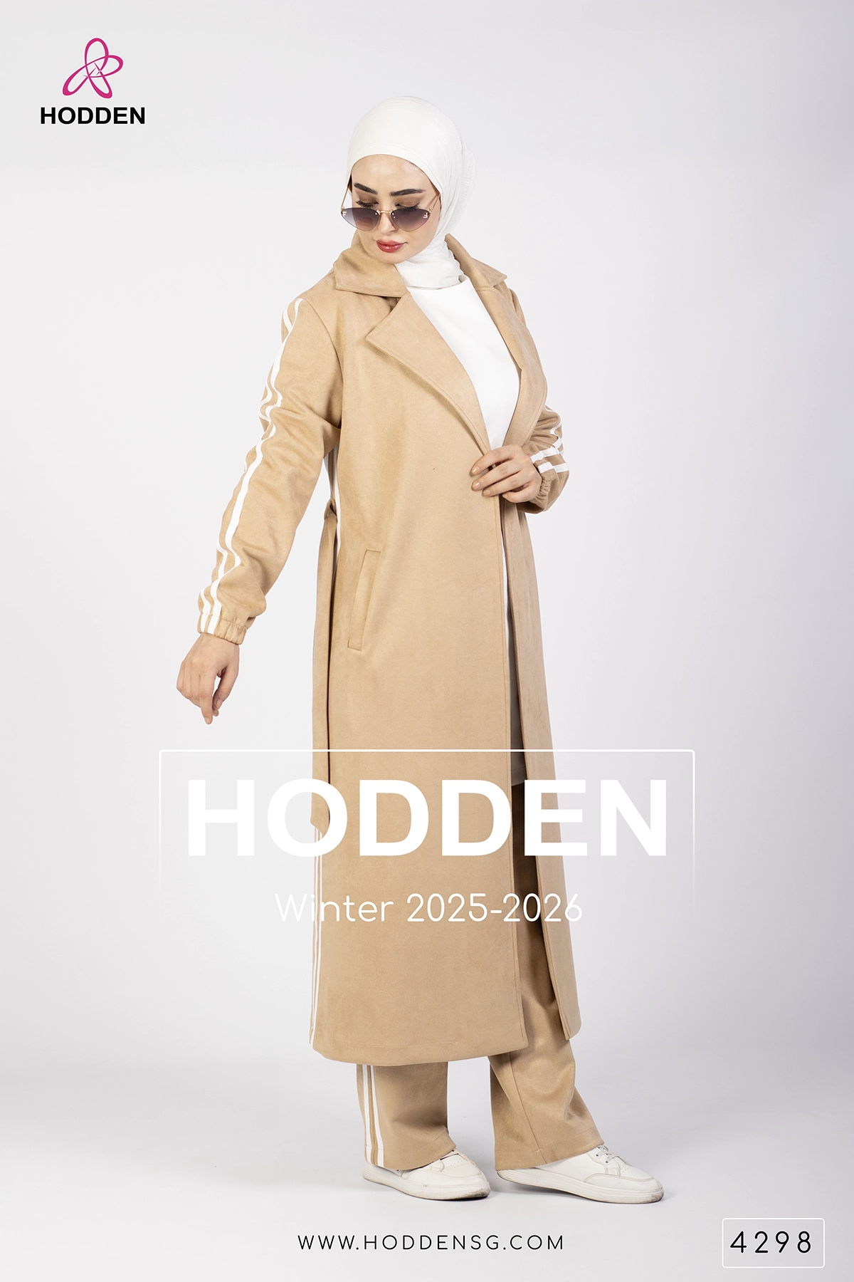 ⁦طقم مخمل رياضي 3 قطع -4298⁩ - الصورة ⁦3⁩