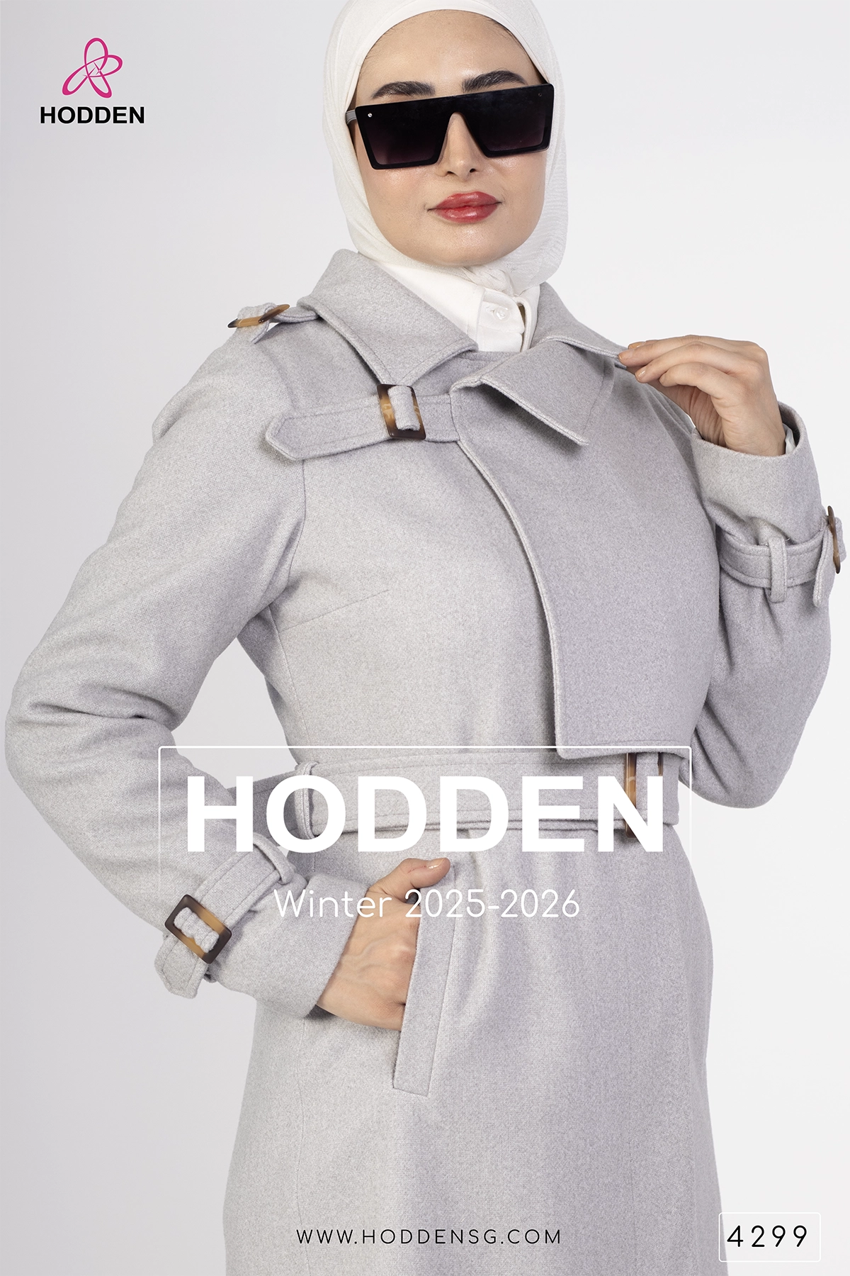 ⁦مانطو جوخ مع رده بكلة -4299⁩ - الصورة ⁦7⁩