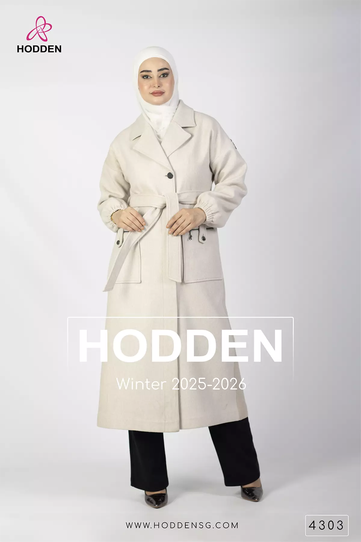 مانطو جوخ سحاب على جيبه - 4303