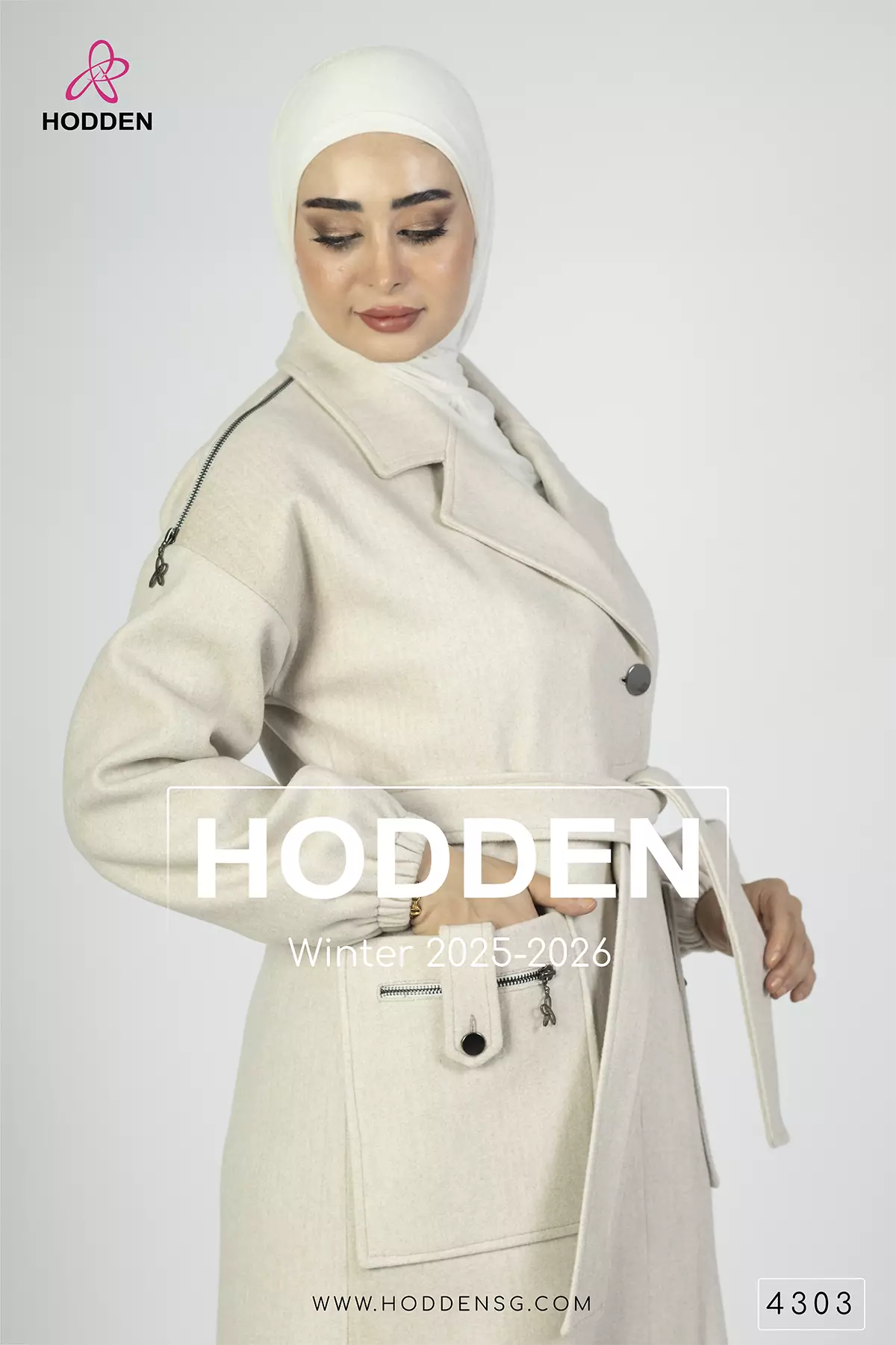 ⁦مانطو جوخ سحاب على جيبه - 4303⁩ - الصورة ⁦6⁩