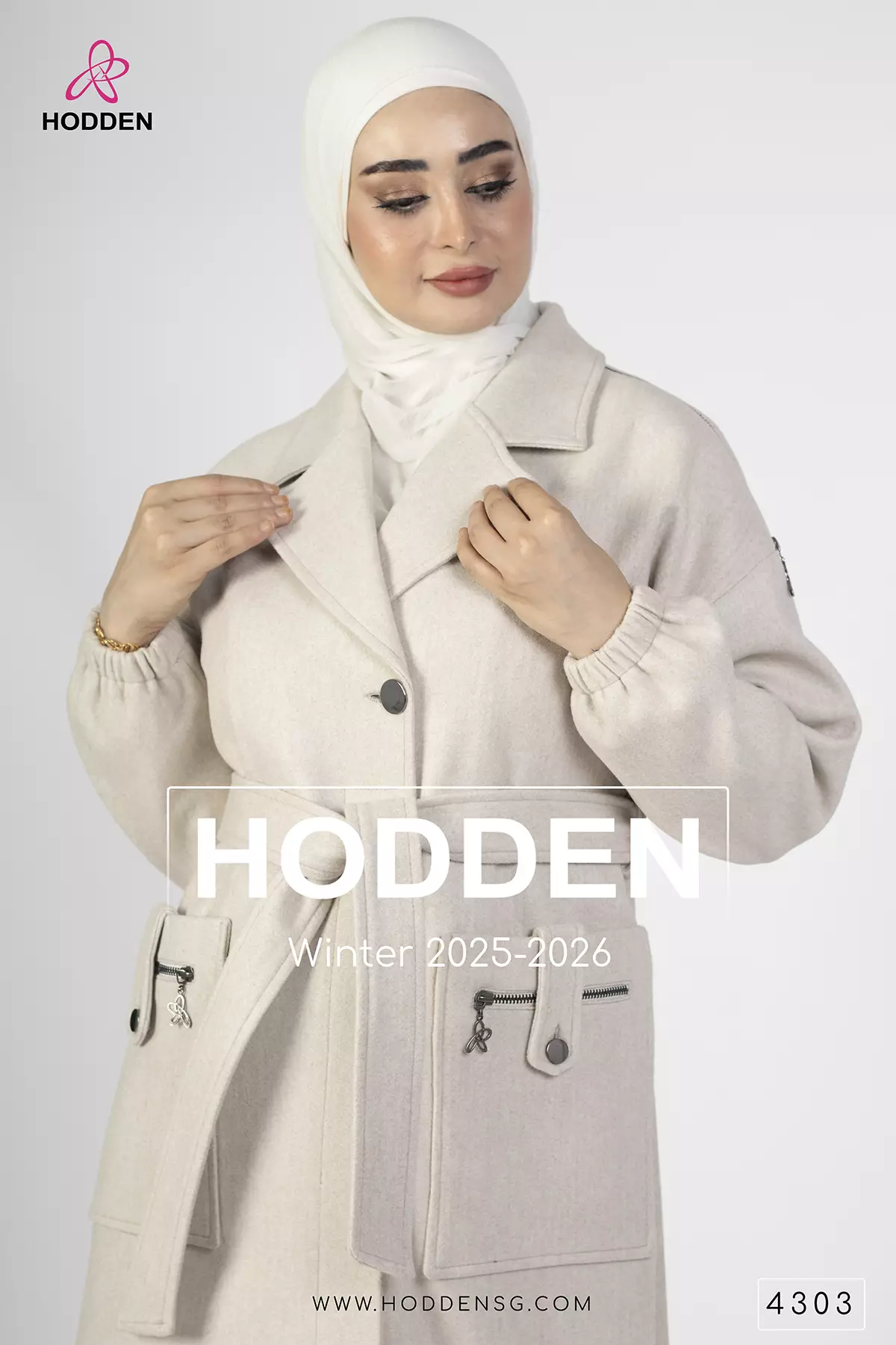 ⁦مانطو جوخ سحاب على جيبه - 4303⁩ - الصورة ⁦7⁩