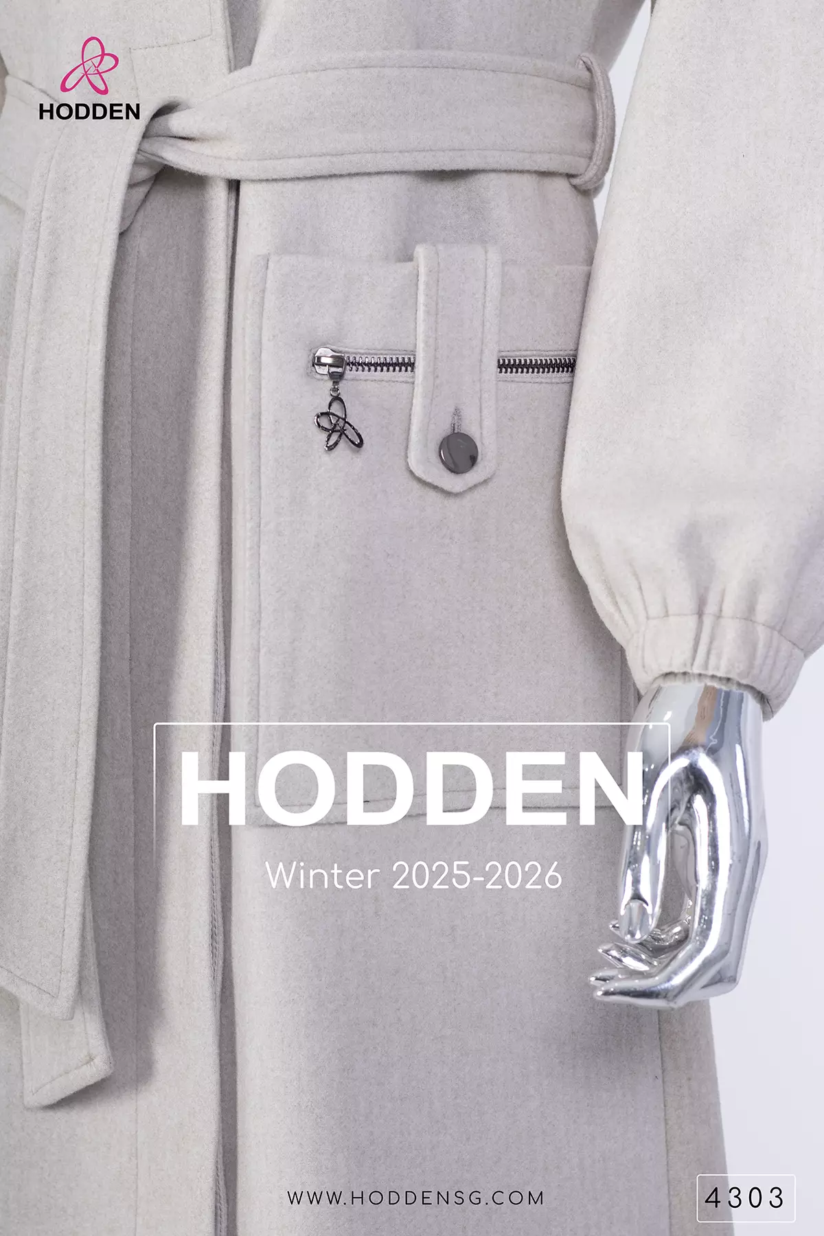 ⁦مانطو جوخ سحاب على جيبه - 4303⁩ - الصورة ⁦9⁩