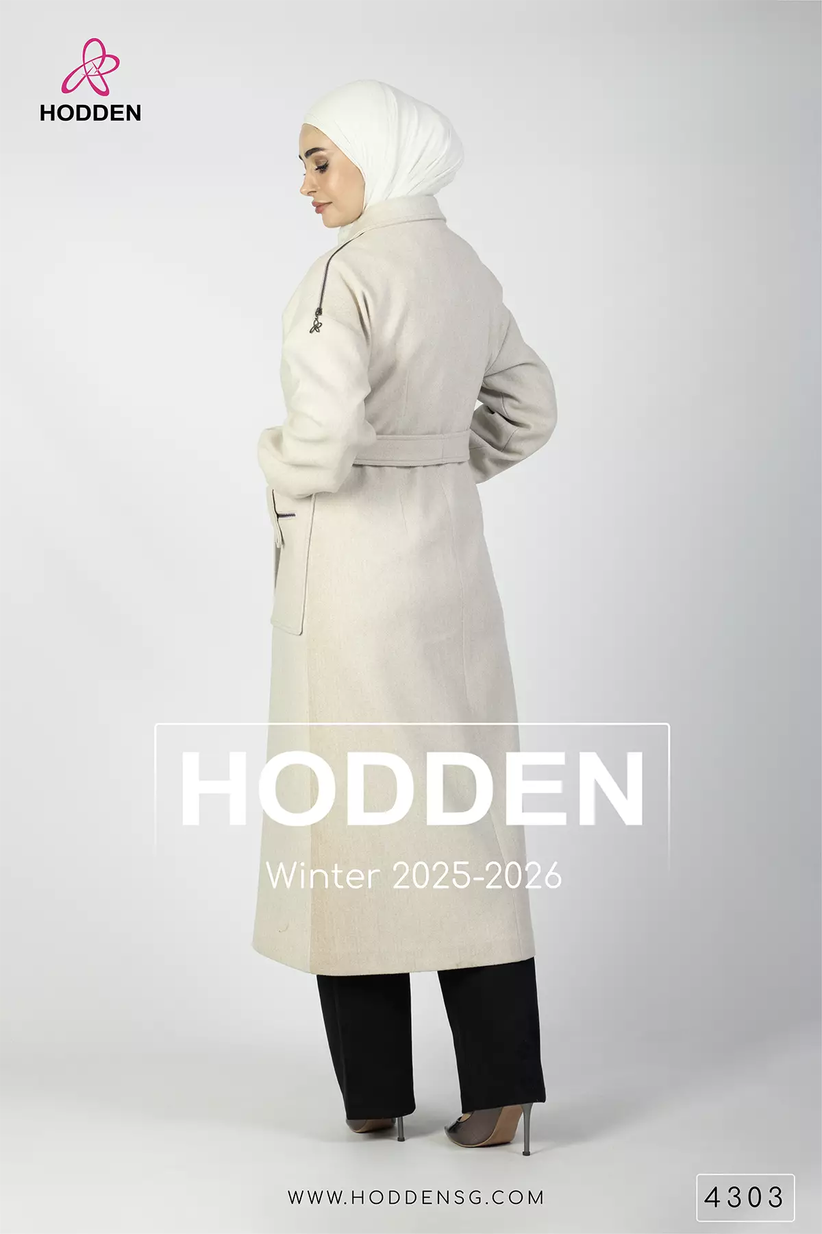 ⁦مانطو جوخ سحاب على جيبه - 4303⁩ - الصورة ⁦4⁩