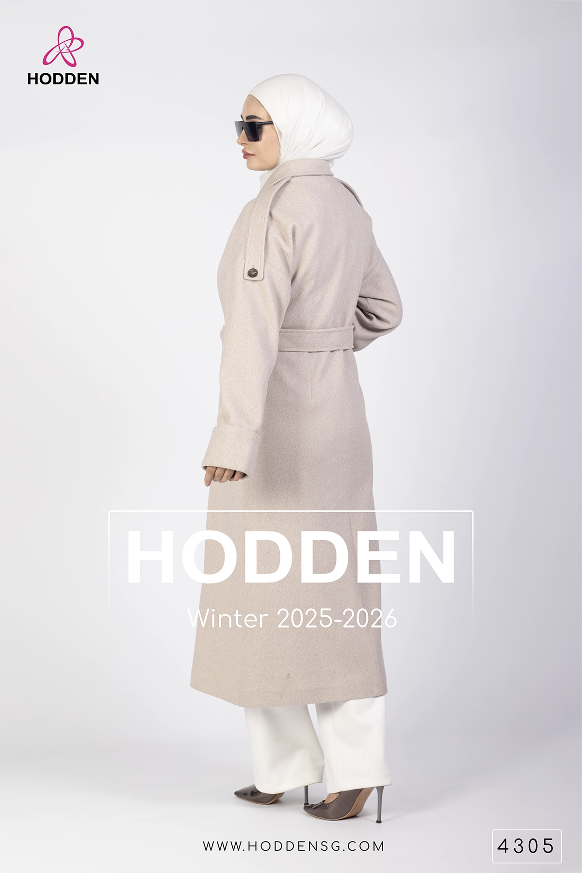 ⁦مانطو جوخ سحاب على الصدر -4305⁩ - الصورة ⁦3⁩