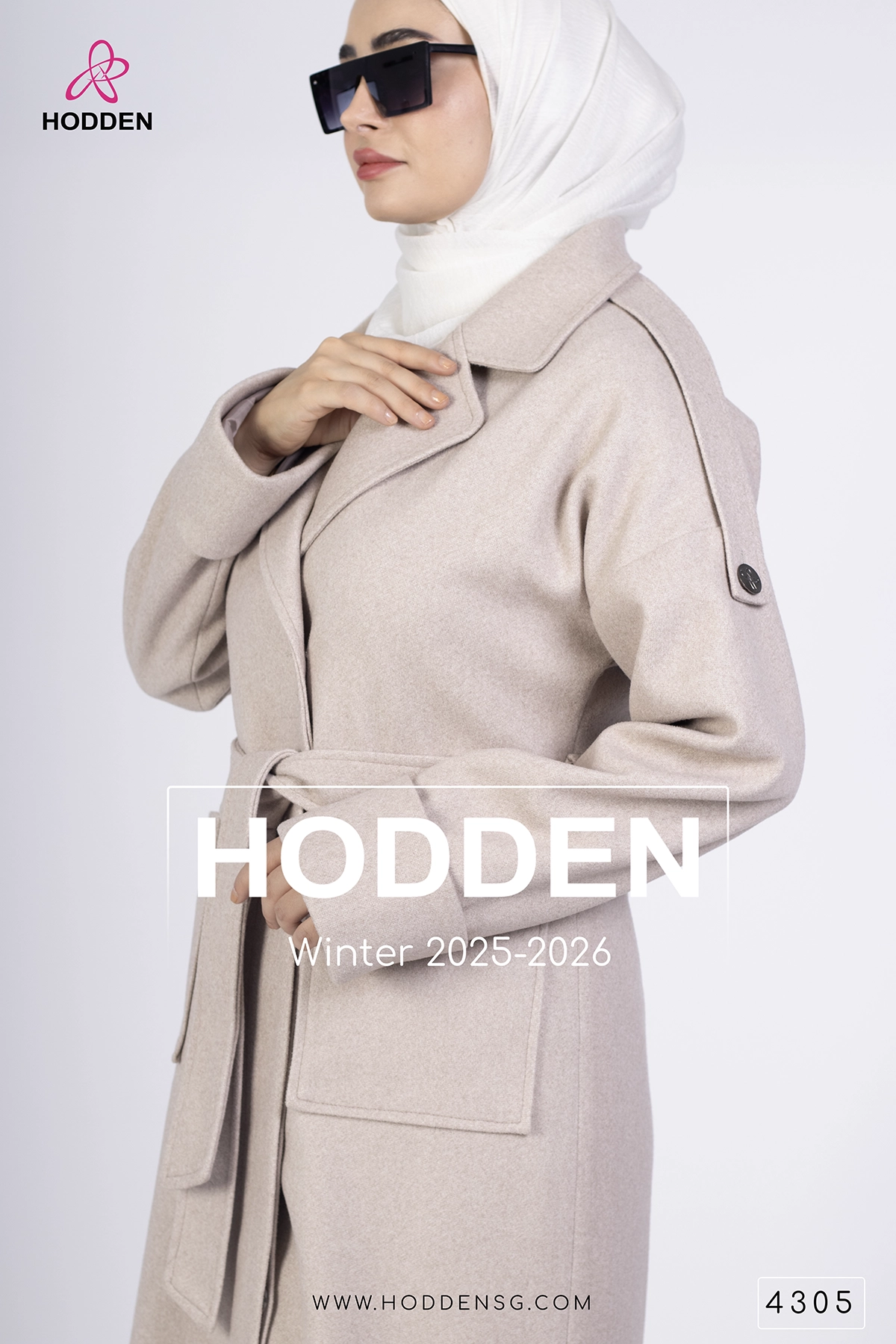 ⁦مانطو جوخ سحاب على الصدر -4305⁩ - الصورة ⁦5⁩