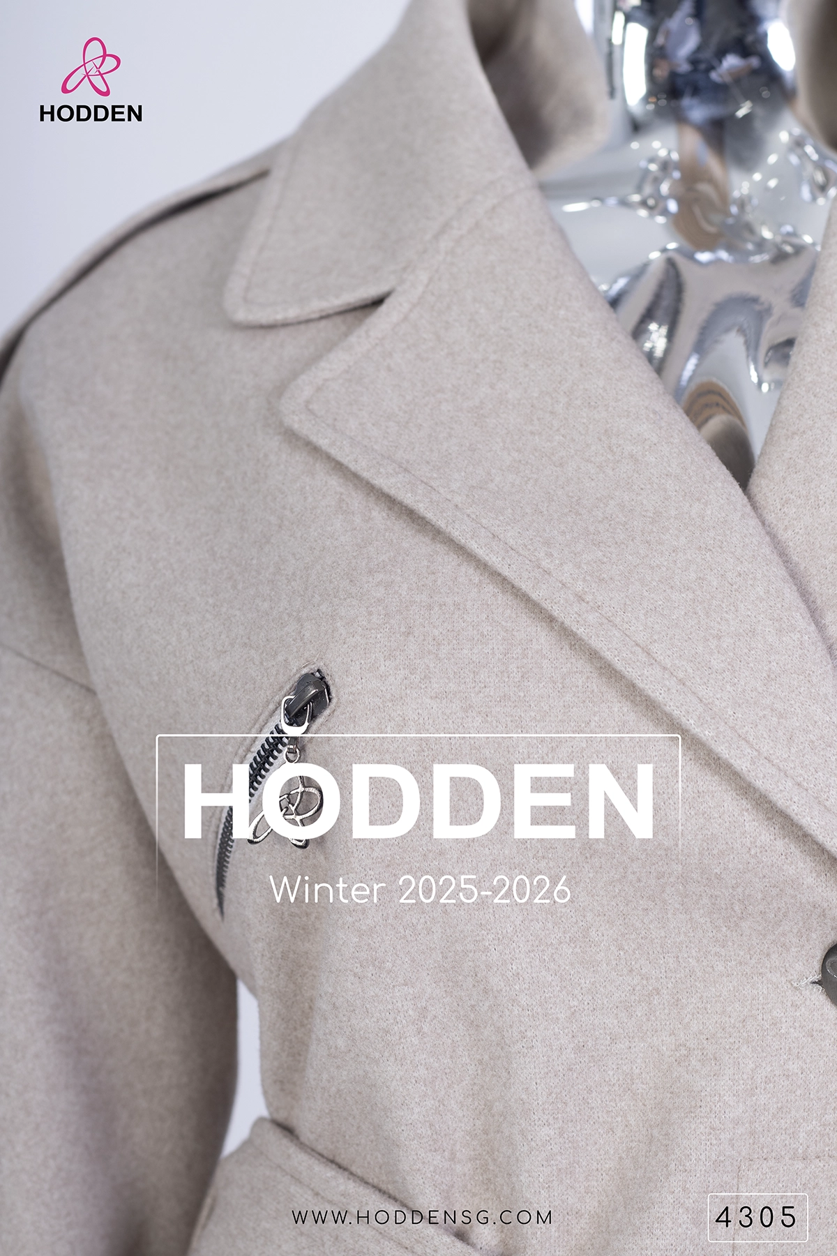 ⁦مانطو جوخ سحاب على الصدر -4305⁩ - الصورة ⁦8⁩