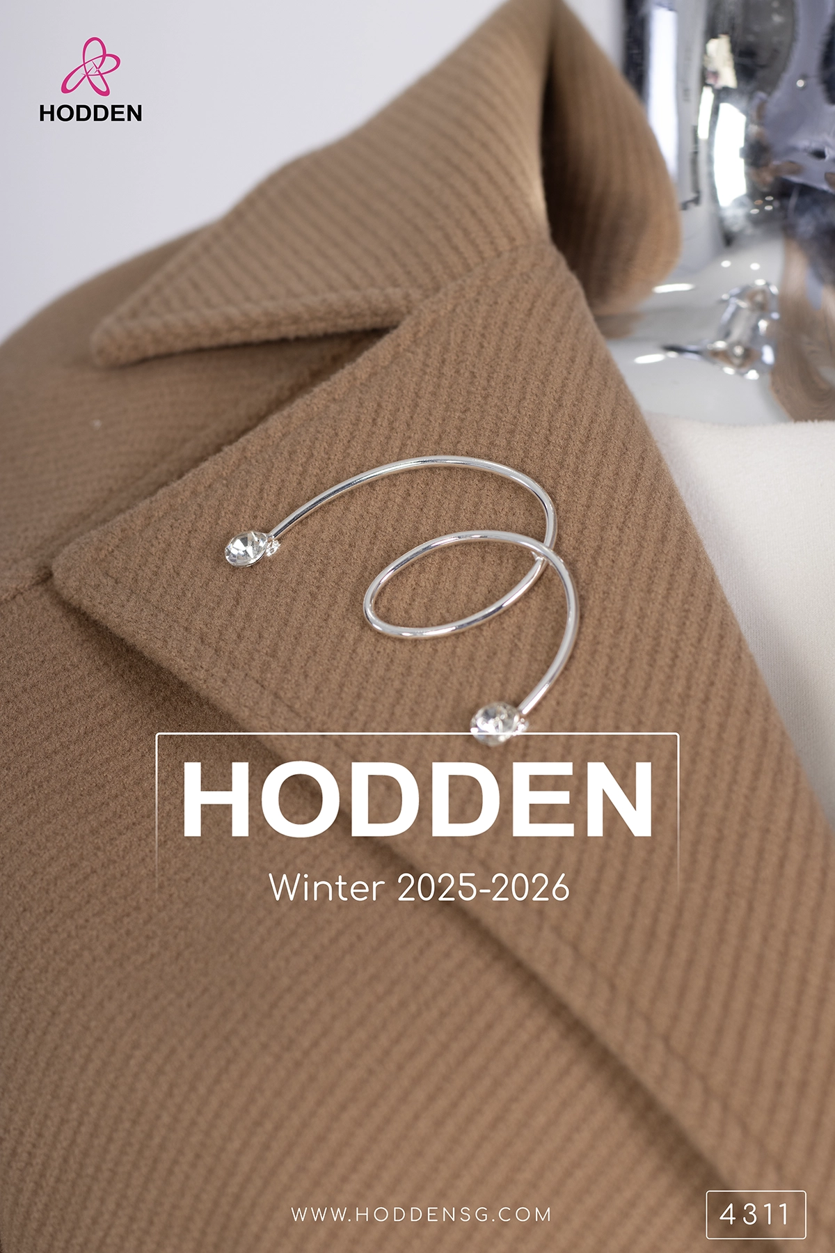 4311-مانطو جوخ محزز مع بروتل - الصورة 11