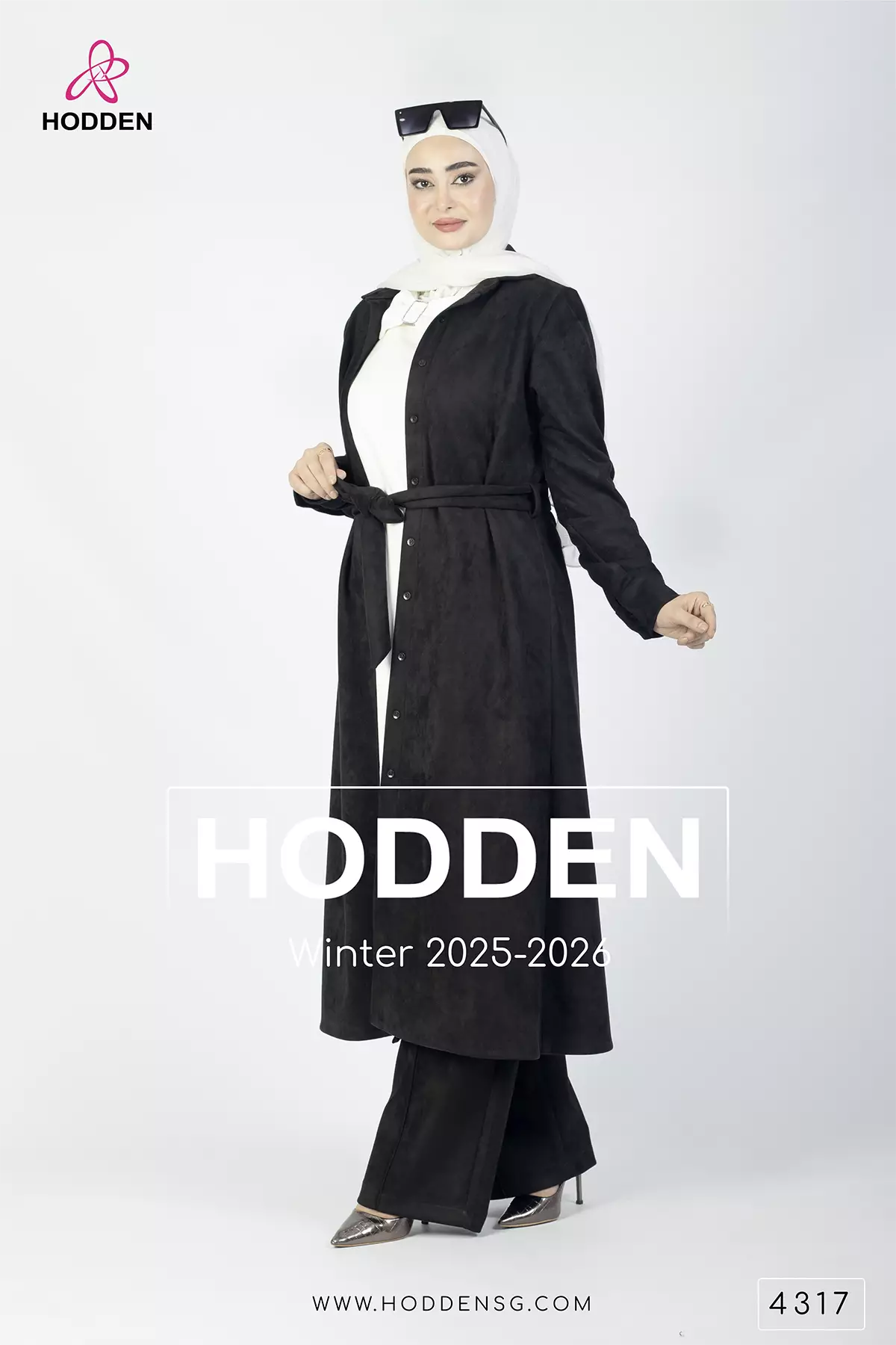 ⁦طقم مخمل 3 قطع ببيونه - 4317⁩ - الصورة ⁦3⁩