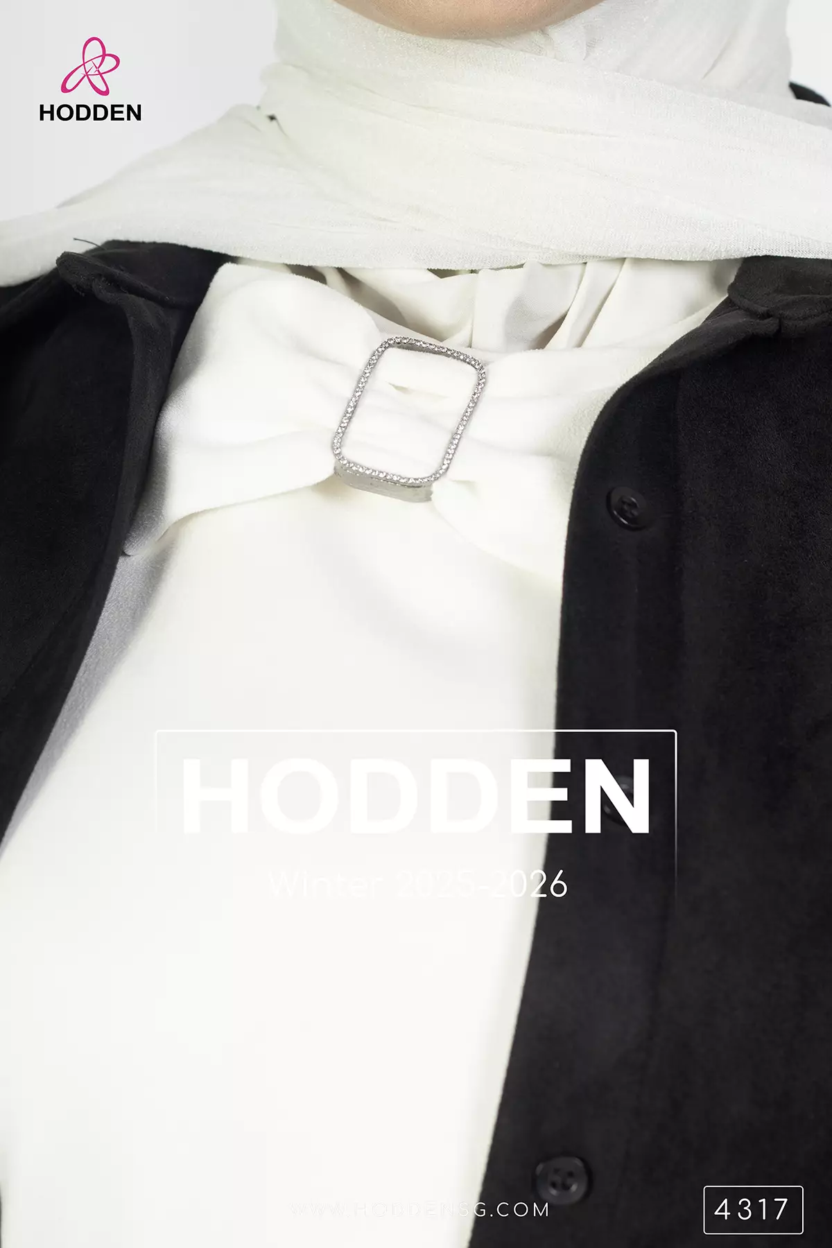 ⁦طقم مخمل 3 قطع ببيونه - 4317⁩ - الصورة ⁦5⁩