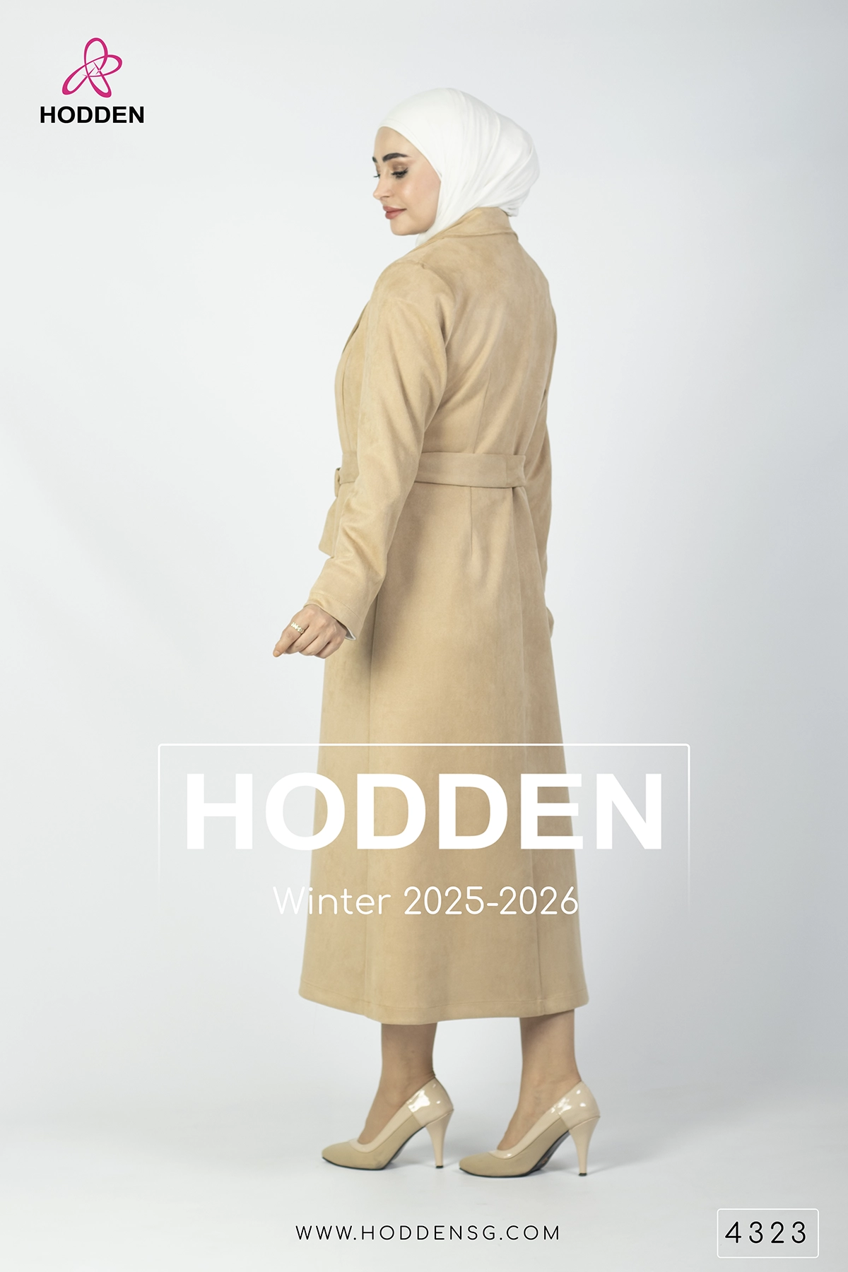 ⁦طقم مخمل مانطو فستان جيليته - 4323⁩ - الصورة ⁦7⁩