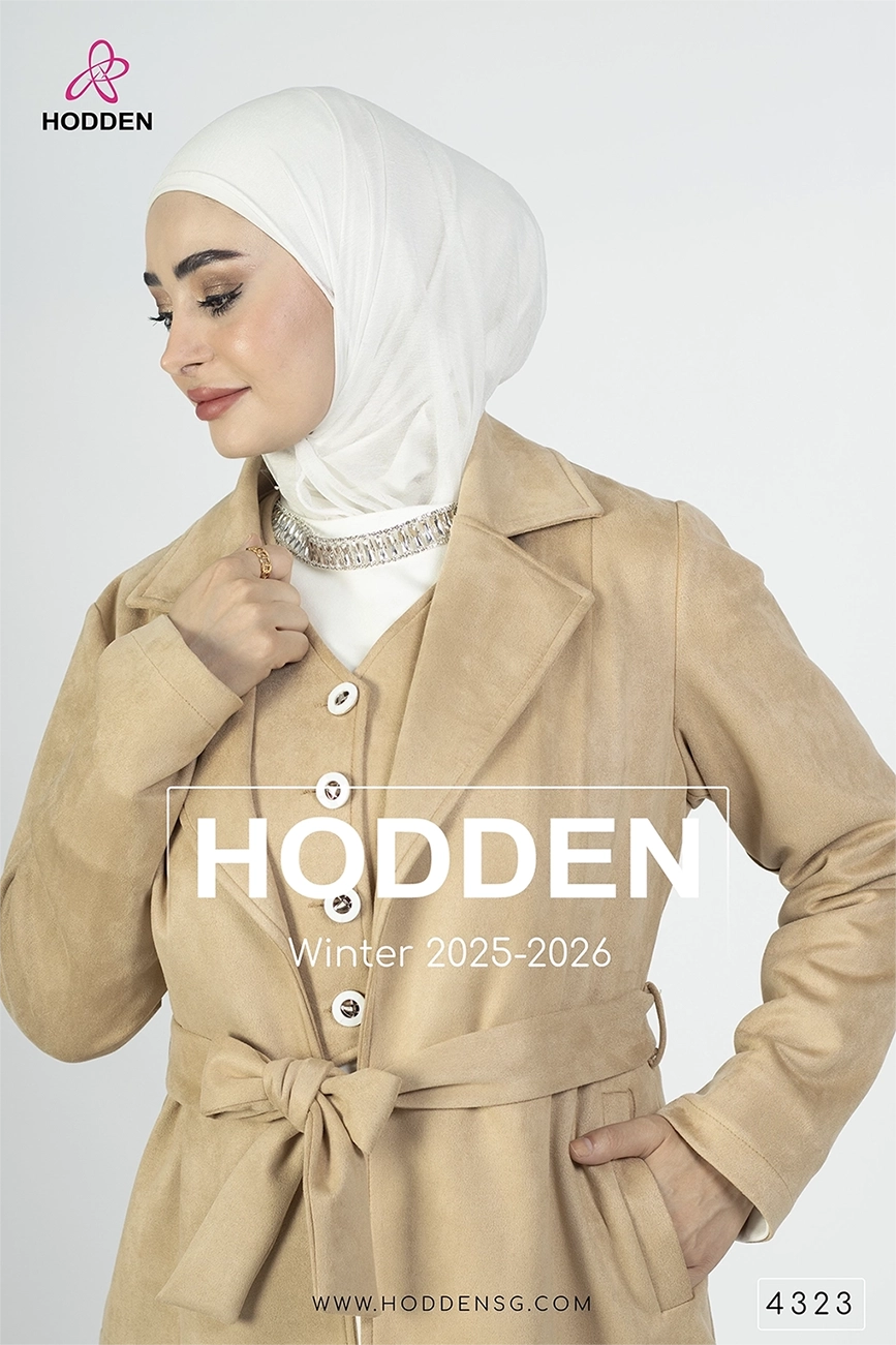 ⁦طقم مخمل مانطو فستان جيليته - 4323⁩ - الصورة ⁦6⁩