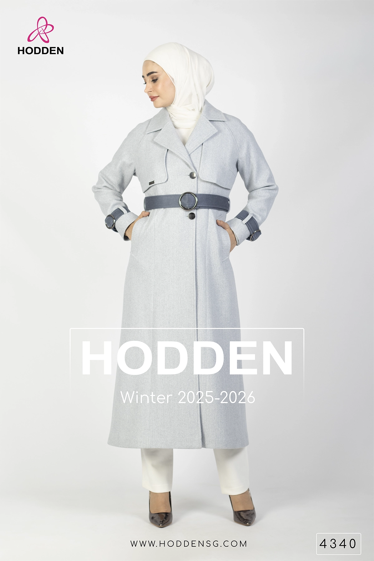 مانطو جوخ بكلة مدورة -4340